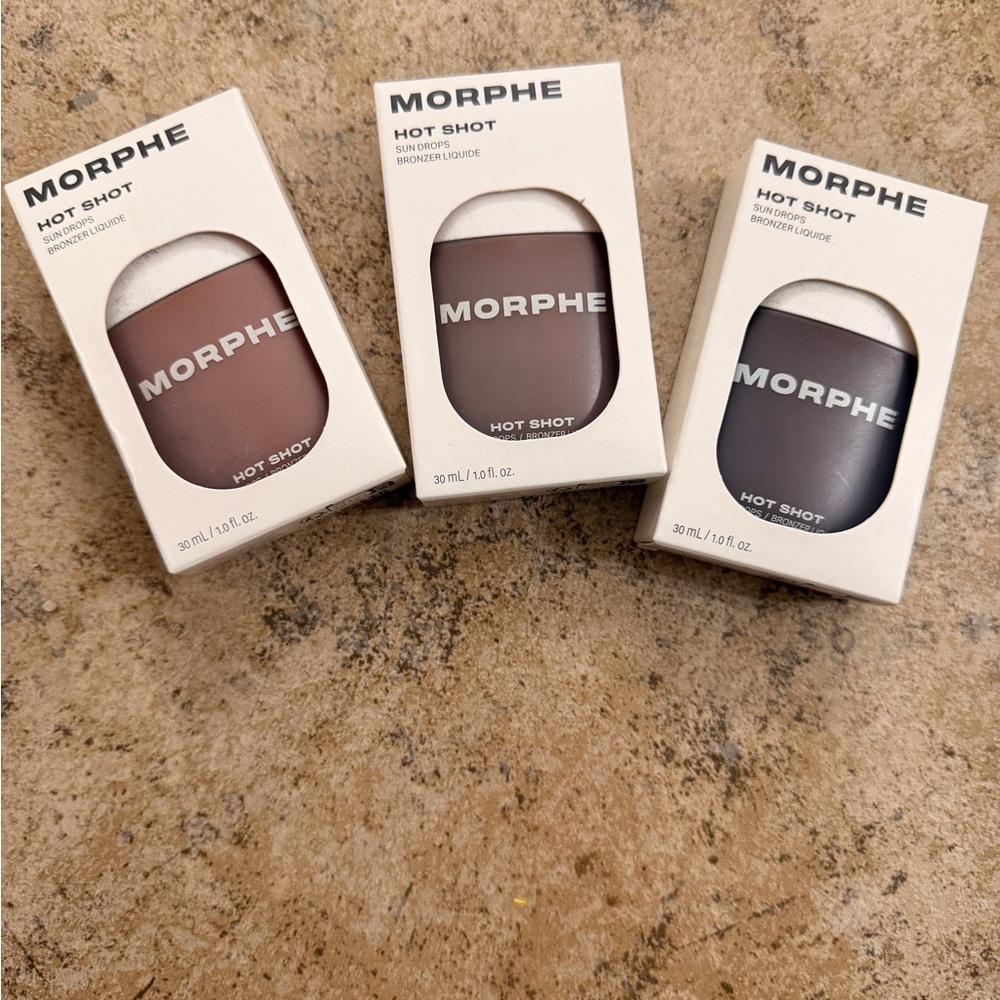 Morphe Hot Shot Bronzer Trio - Tan, Brown, Gray